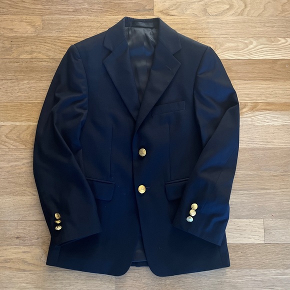 Boys Navy Blazer - Picture 3 of 6